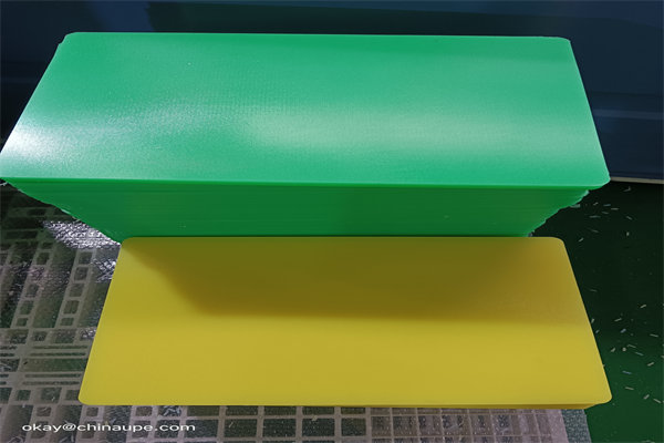 yellow construction HDPE sheets 10mm